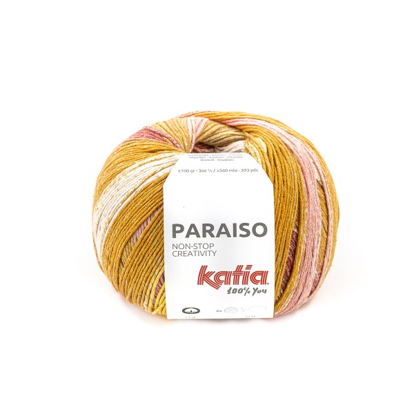 Katia Paraiso 106 orange-rosa-beige