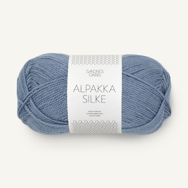 Alpakka Silke 6052 jeansblå