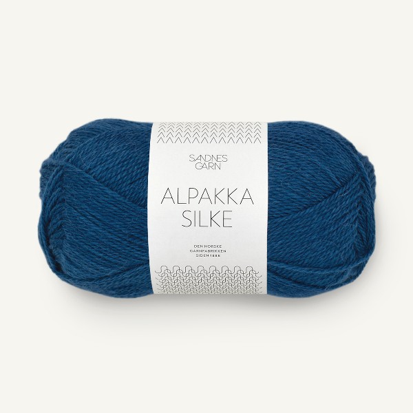 Alpakka Silke 6063 inkblå