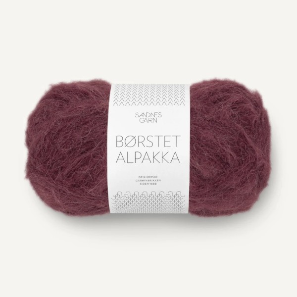 Borstad Alpakka 4372 djup burgunder av hög kvalitet – perfekt för ditt nästa kreativa projekt. Alltid med snabb leverans och trygga betalningar.