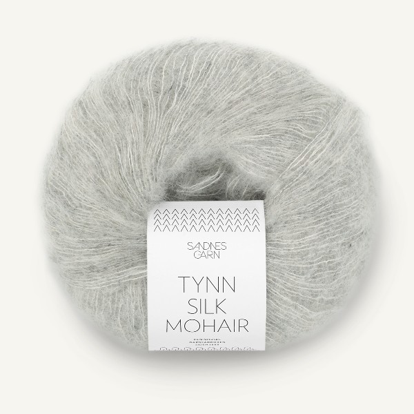 Tynn Silk Mohair 1022 ljusgrå