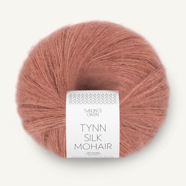 Tynn Silk Mohair 3553 stövet plommonrosa