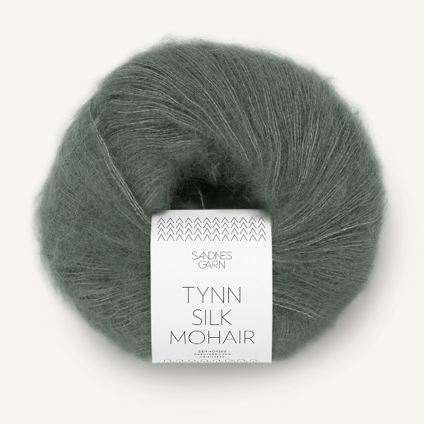 Tynn Silk Mohair 9071 stövet olivgrön