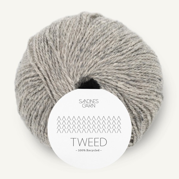 Tweed Recycled 1085 ljus grå