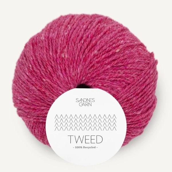 Tweed Recycled 4685 magenta