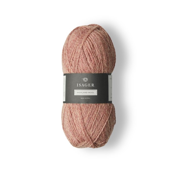 Isager Highland Wool färg Rose av hög kvalitet – perfekt för ditt nästa kreativa projekt. Alltid med snabb leverans och trygga betalningar.