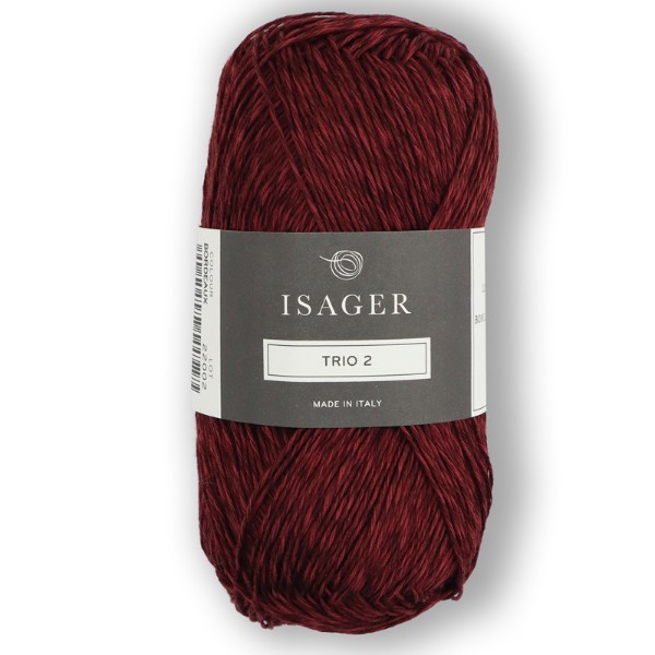 Isager Trio 2 bordeaux av hög kvalitet – perfekt för ditt nästa kreativa projekt. Alltid med snabb leverans och trygga betalningar.