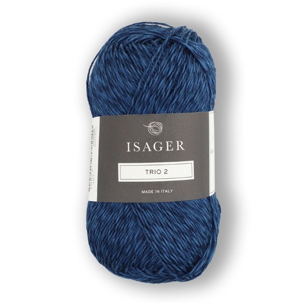 Isager Trio 2 indigo av hög kvalitet – perfekt för ditt nästa kreativa projekt. Alltid med snabb leverans och trygga betalningar.