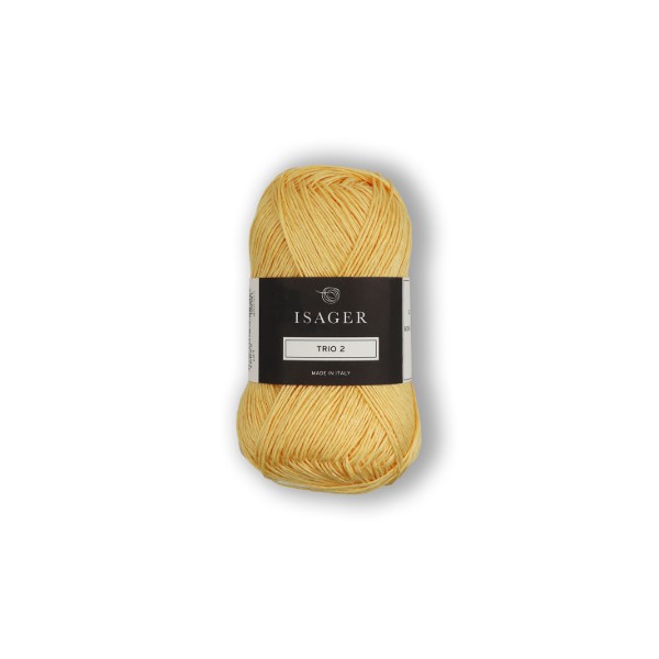 Isager Trio 2 lemon av hög kvalitet – perfekt för ditt nästa kreativa projekt. Alltid med snabb leverans och trygga betalningar.