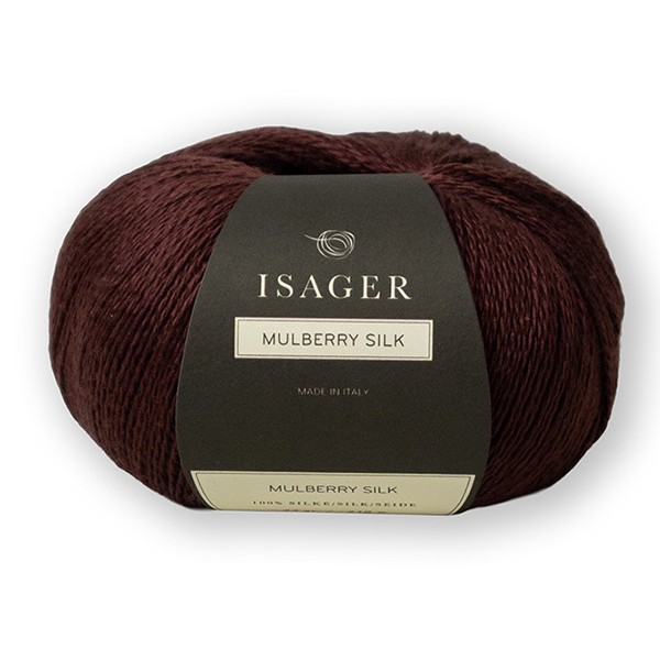 Isager Mulberry Silk Bordeaux av hög kvalitet – perfekt för ditt nästa kreativa projekt. Alltid med snabb leverans och trygga betalningar.