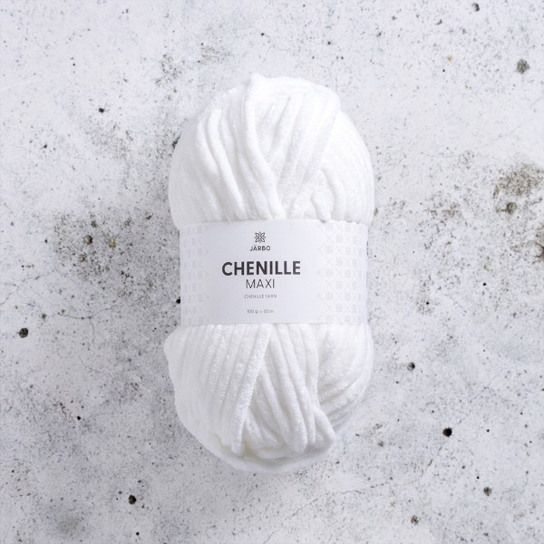 Chenille Maxi 12301 white crisp av hög kvalitet – perfekt för ditt nästa kreativa projekt. Alltid med snabb leverans och trygga betalningar.