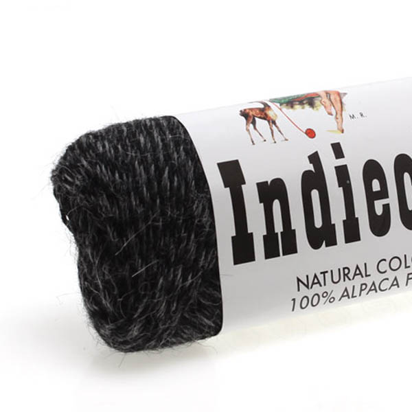 Indiecita 0136 mörkgrå tweed